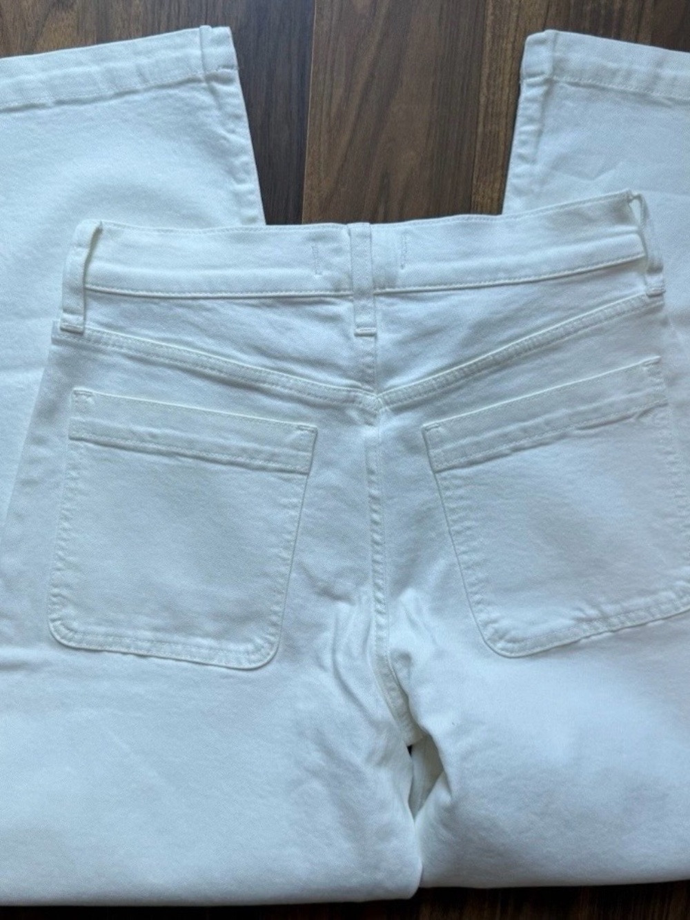 Madewell Jeans Women's 27P White The Perfect Vintage Wide-leg Jean Petite NWOT - Picture 3 of 8